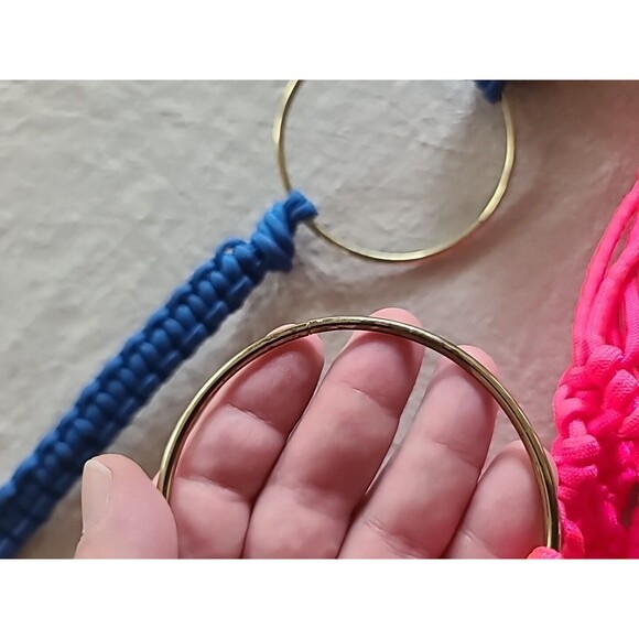 Macrame Plant Hanger Set Of Two - Picture 9 of 10